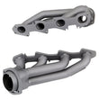 Load image into Gallery viewer, BBK 09-20 Dodge Challenger Hemi 5.7L Shorty Tuned Length Exhaust Headers - 1-3/4in Titanium Ceramic - Back View