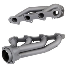 Load image into Gallery viewer, BBK 09-20 Dodge Challenger Hemi 5.7L Shorty Tuned Length Exhaust Headers - 1-3/4in Titanium Ceramic - Back View