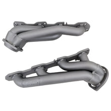 Load image into Gallery viewer, BBK 09-20 Dodge Challenger Hemi 5.7L Shorty Tuned Length Exhaust Headers - 1-3/4in Titanium Ceramic - Installation View