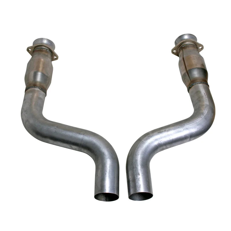 BBK 09-20 Dodge Challenger/Charger 5.7L Hemi 3in Mid Pipe w/ Converters - Main Product View