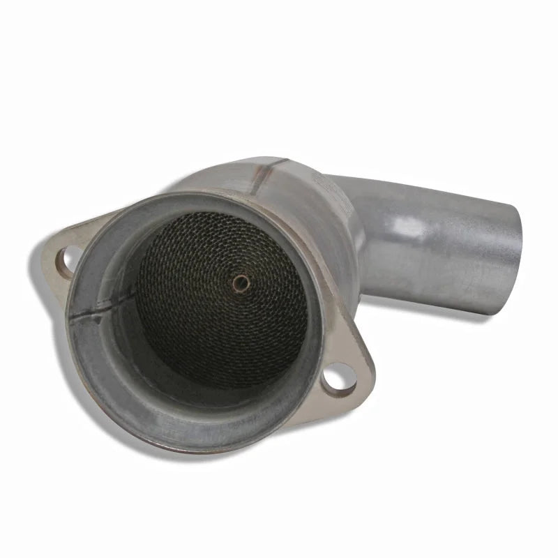 BBK 09-20 Dodge Challenger/Charger 5.7L Hemi 3in Mid Pipe w/ Converters - Back View
