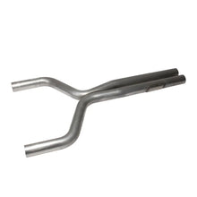 Load image into Gallery viewer, BBK 10-11 Camaro V6 High Flow After Cat X Pipe - 2-1/2 - Back View