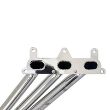 Load image into Gallery viewer, BBK 10-11 Camaro V6 Long Tube Exhaust Headers With Converters - 1-5/8 Chrome - Side View