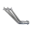 Load image into Gallery viewer, BBK 10-11 Camaro V6 Long Tube Exhaust Headers With Converters - 1-5/8 Chrome - Back View