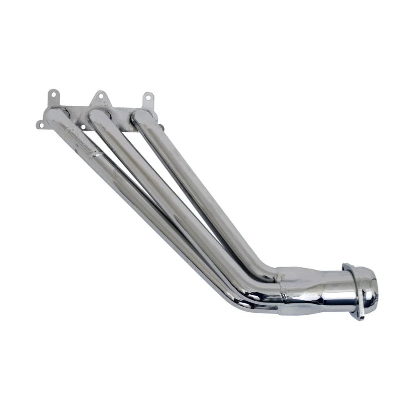 BBK 10-11 Camaro V6 Long Tube Exhaust Headers With Converters - 1-5/8 Chrome - Back View