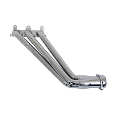 Load image into Gallery viewer, BBK 10-11 Camaro V6 Long Tube Exhaust Headers With Converters - 1-5/8 Chrome - Back View