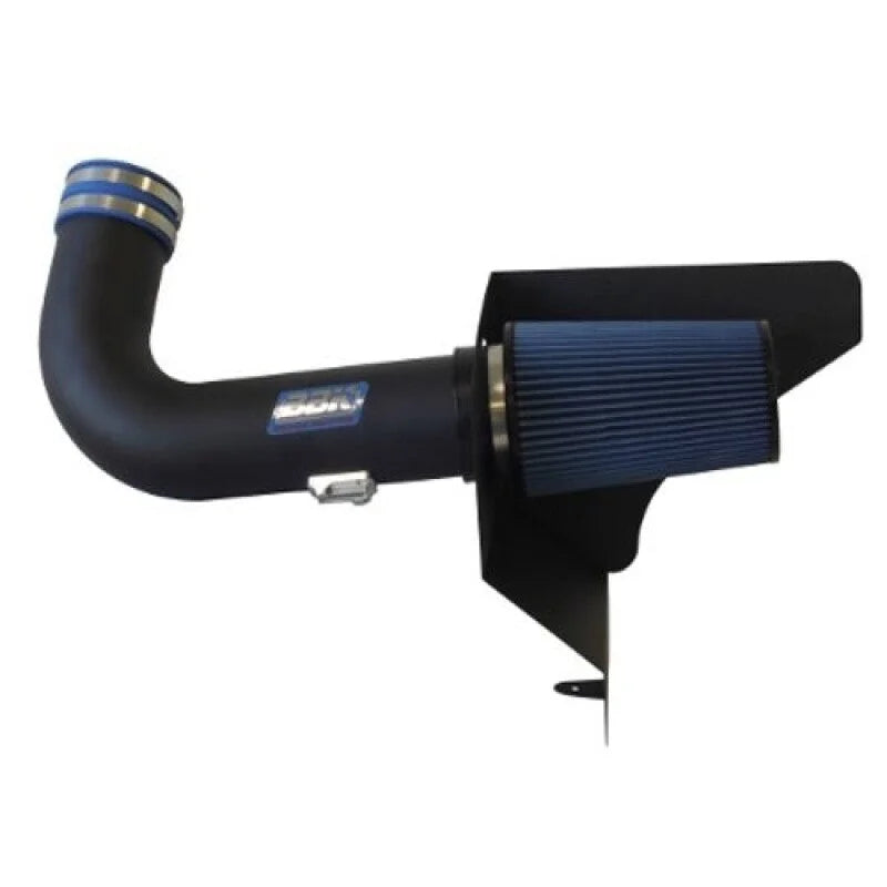 BBK 10-15 Camaro LS3 L99 Cold Air Intake Kit - Blackout Finish - Side View