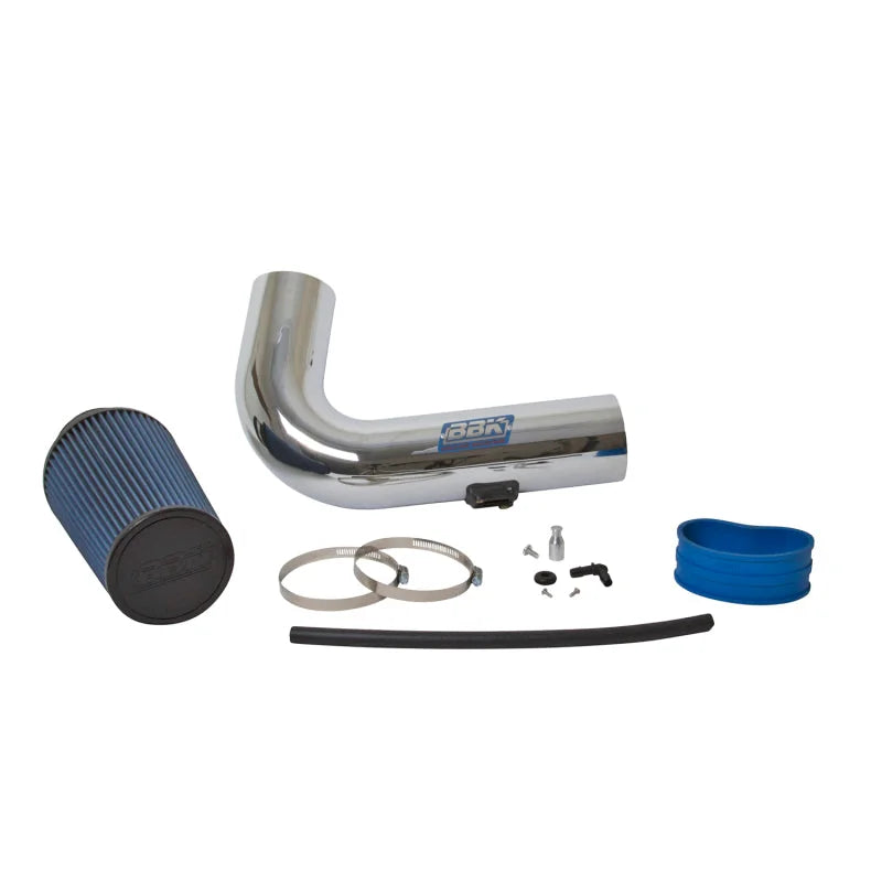 BBK 10-15 Camaro LS3 L99 Cold Air Intake Kit - Chrome Finish (Not for ZL1 Model) - Back View