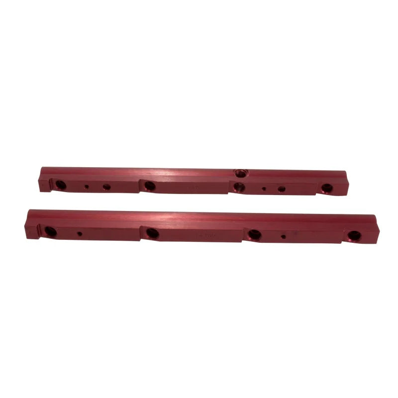 BBK 10-15 Camaro LS3 L99 High Flow Billet Aluminum Fuel Rail Kit - Back View