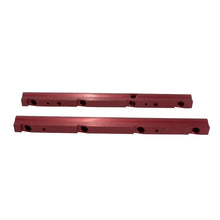 Load image into Gallery viewer, BBK 10-15 Camaro LS3 L99 High Flow Billet Aluminum Fuel Rail Kit - Back View
