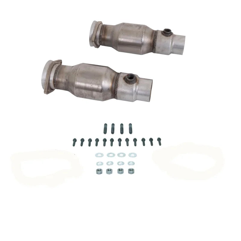 BBK 10-15 Camaro LS3 L99 Long Tube Exhaust Headers With Converters - 1-3/4 Chrome - Additional View 7