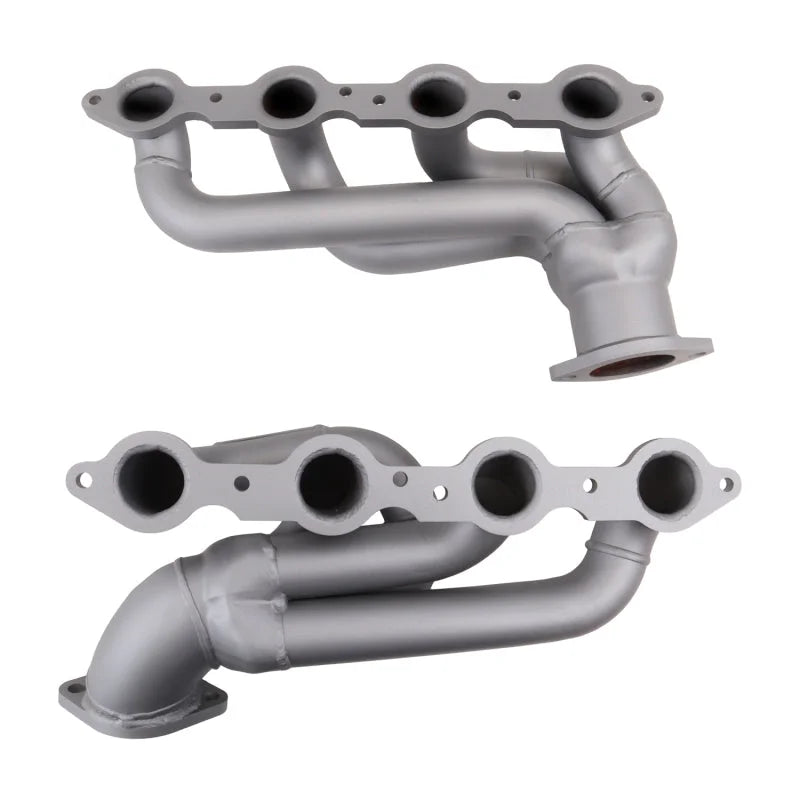 BBK 10-15 Camaro LS3 L99 Shorty Tuned Length Exhaust Headers - 1-3/4 Titanium Ceramic - Back View