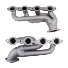 Load image into Gallery viewer, BBK 10-15 Camaro LS3 L99 Shorty Tuned Length Exhaust Headers - 1-3/4 Titanium Ceramic - Back View