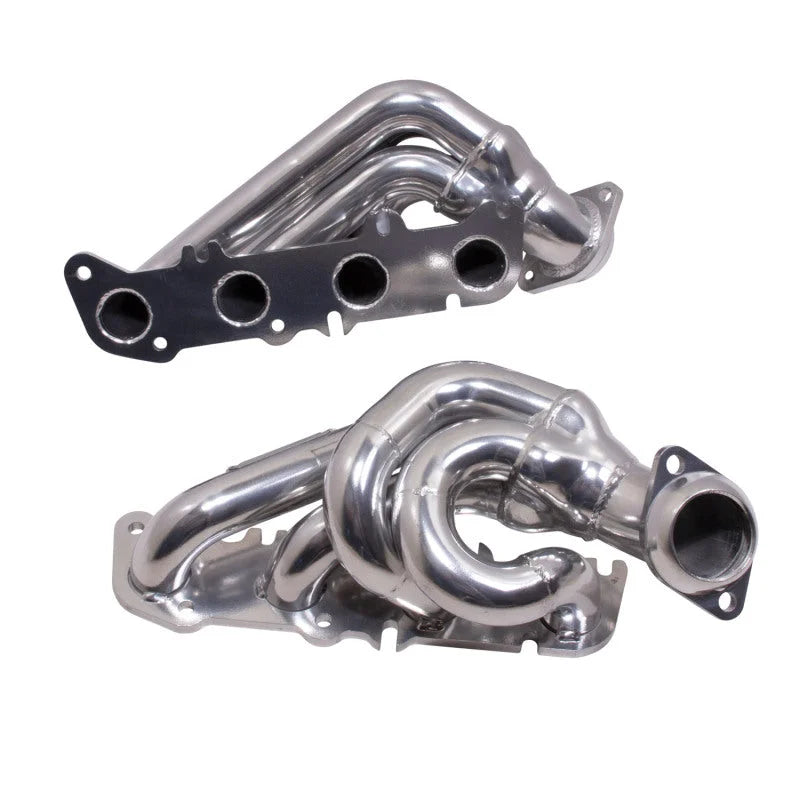 BBK 11-14 Ford F-150 Coyote 5.0 Shorty Tuned Length Exhaust Headers - 1-3/4in Ceramic - Installation View