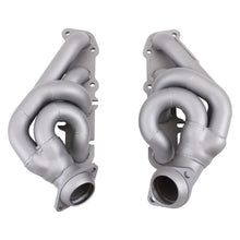 Load image into Gallery viewer, BBK 11-14 Ford F-150 Coyote 5.0 Shorty Tuned Length Exhaust Headers - 1-3/4in Titanium Ceramic - Back View