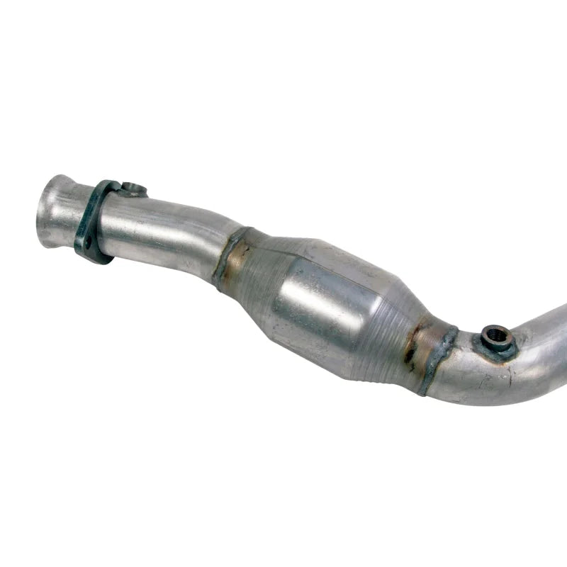 BBK 11-14 Mustang 3.7 V6 High Flow X Pipe With Catalytic Converters - 2-1/2 - Back View