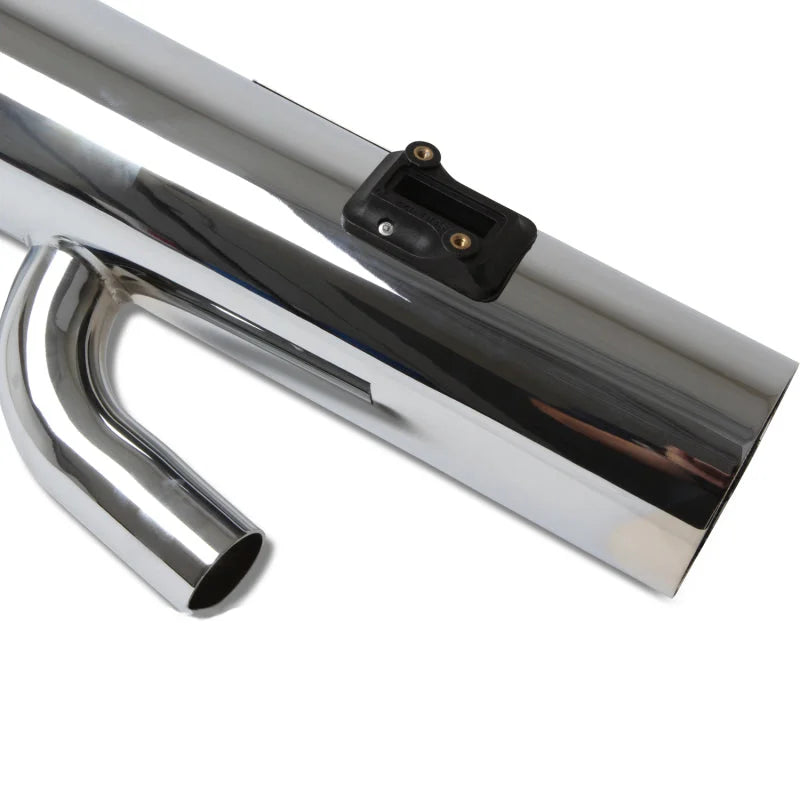 BBK 11-14 Mustang 5.0 GT Boss 302 Cold Air Intake Kit - Chrome Finish - Side View