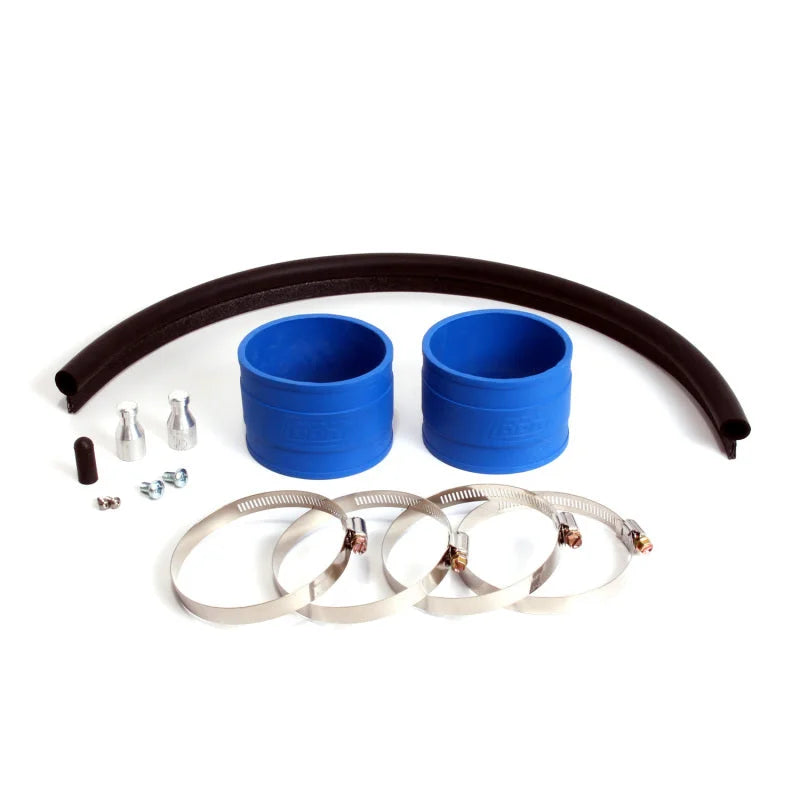 BBK 11-14 Mustang 5.0 GT Boss 302 Cold Air Intake Kit - Chrome Finish - Back View