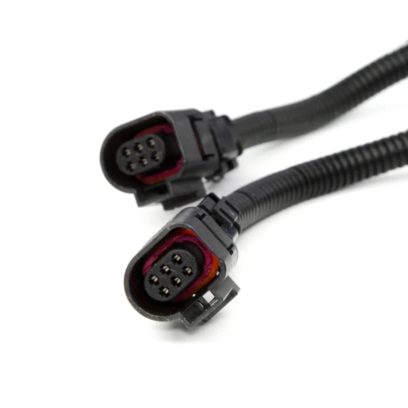 BBK 11-14 Mustang GT Front O2 Sensor Wire Harness Extensions 12 (pair) - Back View