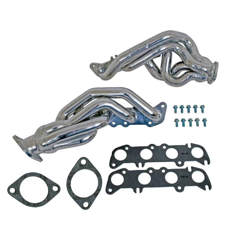 BBK 11-14 Mustang GT Shorty Tuned Length Exhaust Headers - 1-5/8 Silver Ceramic - Main Product View