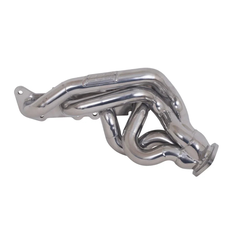 BBK 11-14 Mustang GT Shorty Tuned Length Exhaust Headers - 1-5/8 Silver Ceramic - Side View