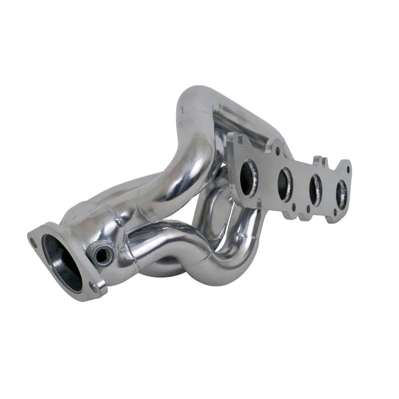 BBK 11-14 Mustang GT Shorty Tuned Length Exhaust Headers - 1-5/8 Silver Ceramic - Back View
