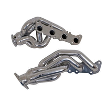 Load image into Gallery viewer, BBK 11-14 Mustang GT Shorty Tuned Length Exhaust Headers - 1-5/8 Silver Ceramic - Installation View