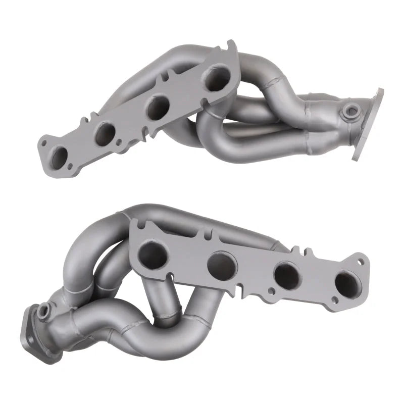 BBK 11-14 Mustang GT Shorty Tuned Length Exhaust Headers - 1-5/8 Titanium - Installation View