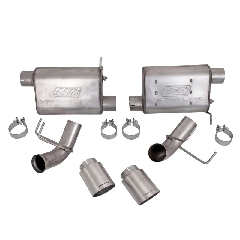 BBK 11-14 Mustang GT VariTune Axle Back Exhaust Kit (Stainless Steel) - Main Product View