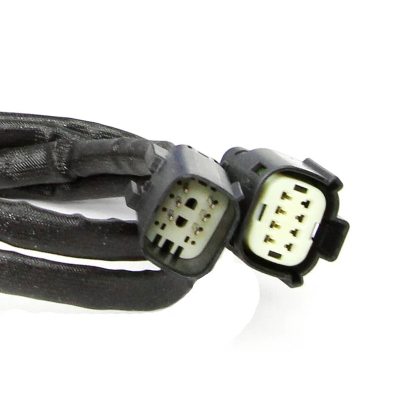 BBK 11-14 Mustang V6 Front O2 Sensor Wire Harness Extensions 24 (pair) - Back View