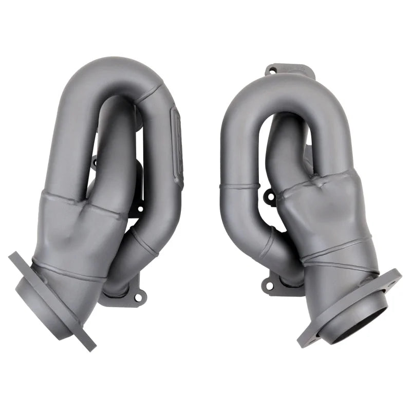 BBK 11-15 Ford Mustang 3.7L Shorty Tuned Length Header - 1-5/8 Titanium Ceramic (CARB EO 11-14 Only) - Side View