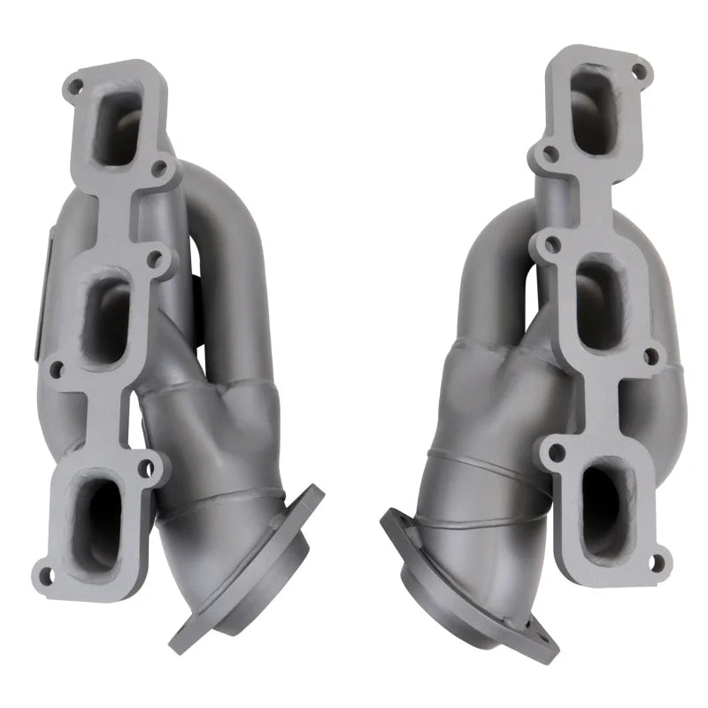 BBK 11-15 Ford Mustang 3.7L Shorty Tuned Length Header - 1-5/8 Titanium Ceramic (CARB EO 11-14 Only) - Back View