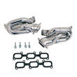 Load image into Gallery viewer, BBK 11-15 Ford Mustang 3.7L Shorty Tuned Length Headers - 1-5/8 Silver Ceramic (CARB EO 11-14 Only) - Main Product View