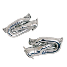 Load image into Gallery viewer, BBK 11-15 Ford Mustang 3.7L Shorty Tuned Length Headers - 1-5/8 Silver Ceramic (CARB EO 11-14 Only) - Back View