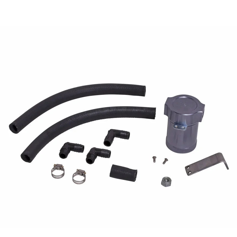 BBK 11-17 Ford Mustang GT Oil Separator Kit - Passenger Side - Side View