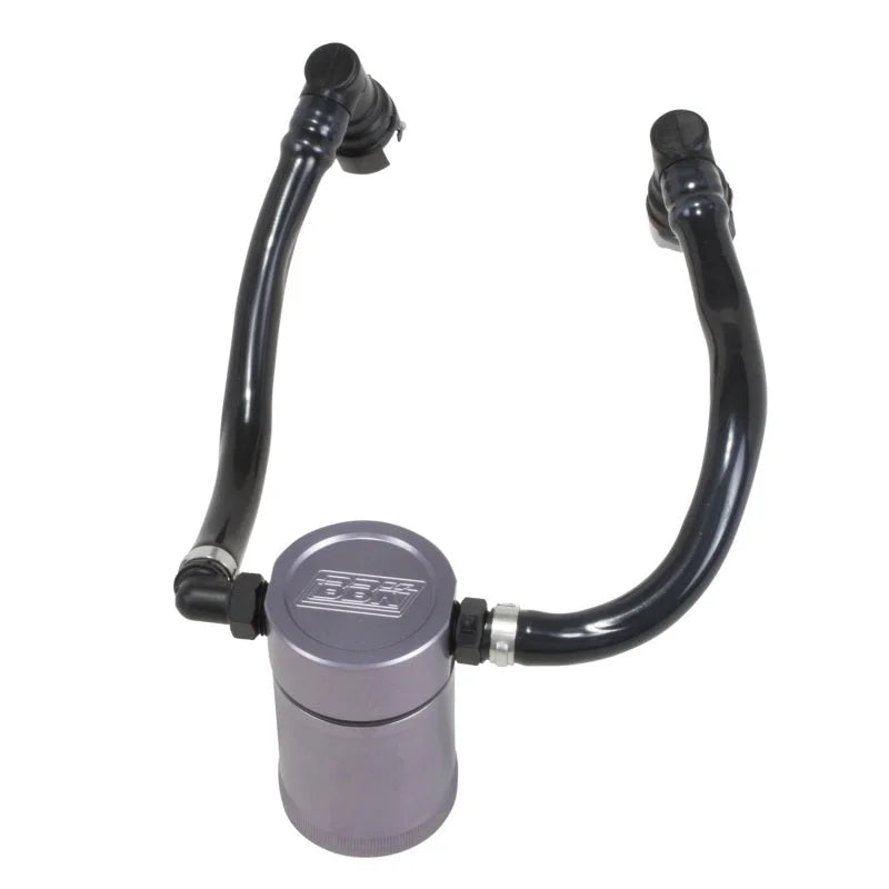 BBK 11-17 Ford Mustang GT Oil Separator Kit - Passenger Side - Installation View