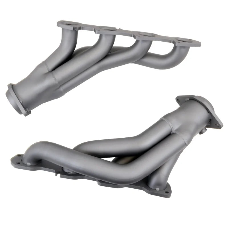 BBK 11-20 Dodge Challenger Hemi 6.4L Shorty Tuned Length Exhaust Headers - 1-7/8in Titanium Ceramic - Side View