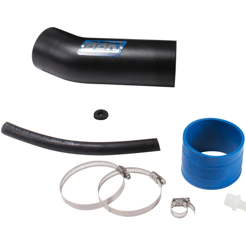 BBK 11-20 Dodge Challenger/Charger 6.4L Hemi Cold Air Intake - Blackout Finish - Side View