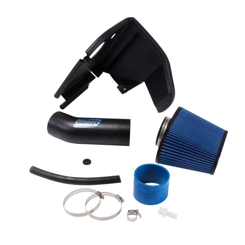 BBK 11-20 Dodge Challenger/Charger 6.4L Hemi Cold Air Intake - Blackout Finish - Installation View