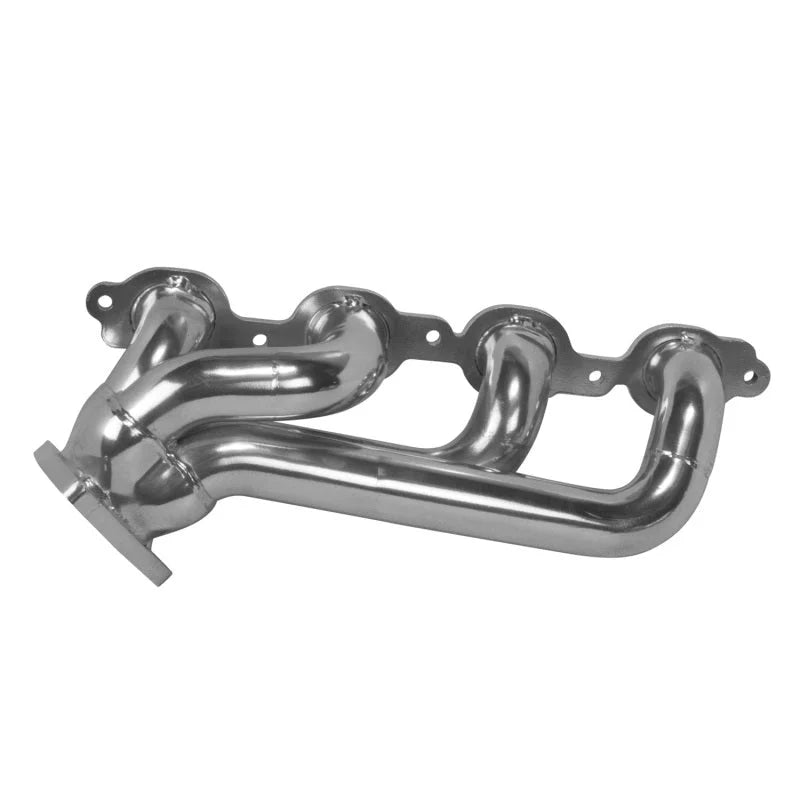 BBK 14-18 GM Truck 5.3/6.2 1 3/4in Shorty Tuned Length Headers - Polished Silver Ceramic - Additional View 6