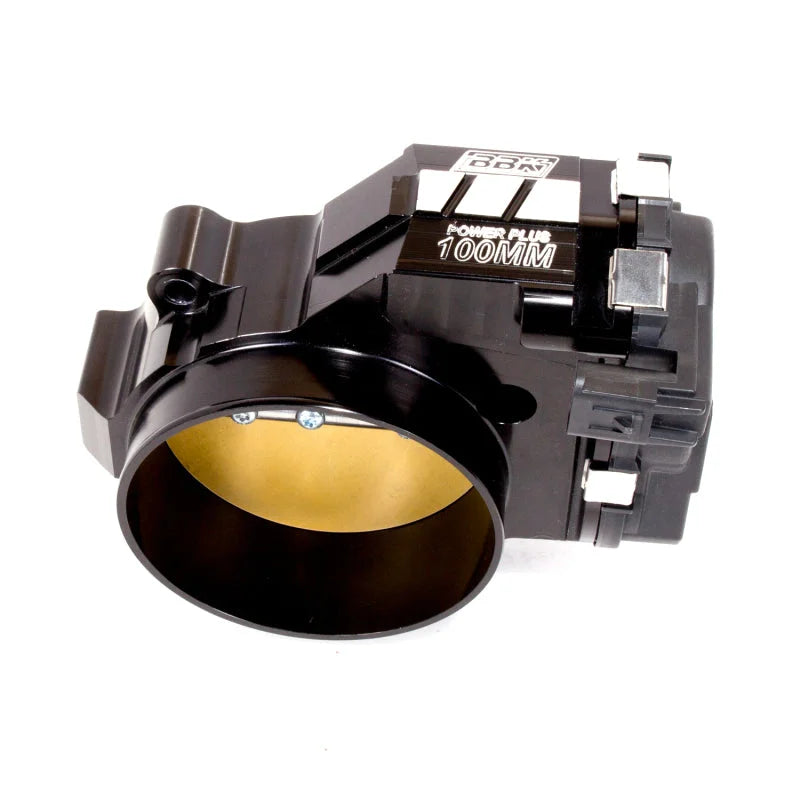 BBK 15-20 Dodge Hellcat 6.2L 100mm Black Billet Series Throttle Body (CARB EO 2016 Only) - Installation View