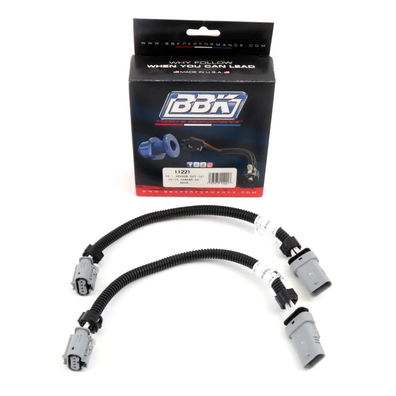 BBK 16-20 GM Camaro 6.2L SS Manual Trans O2 Sensor Wire Harness Extensions (Rear) - Main Product View