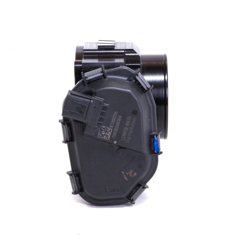 BBK 17-20 Ford F150 Raptor 3.5L EcoBoost 73mm Black Series Billet Throttle Body (CARB EO 17-19 Only) - Installation View