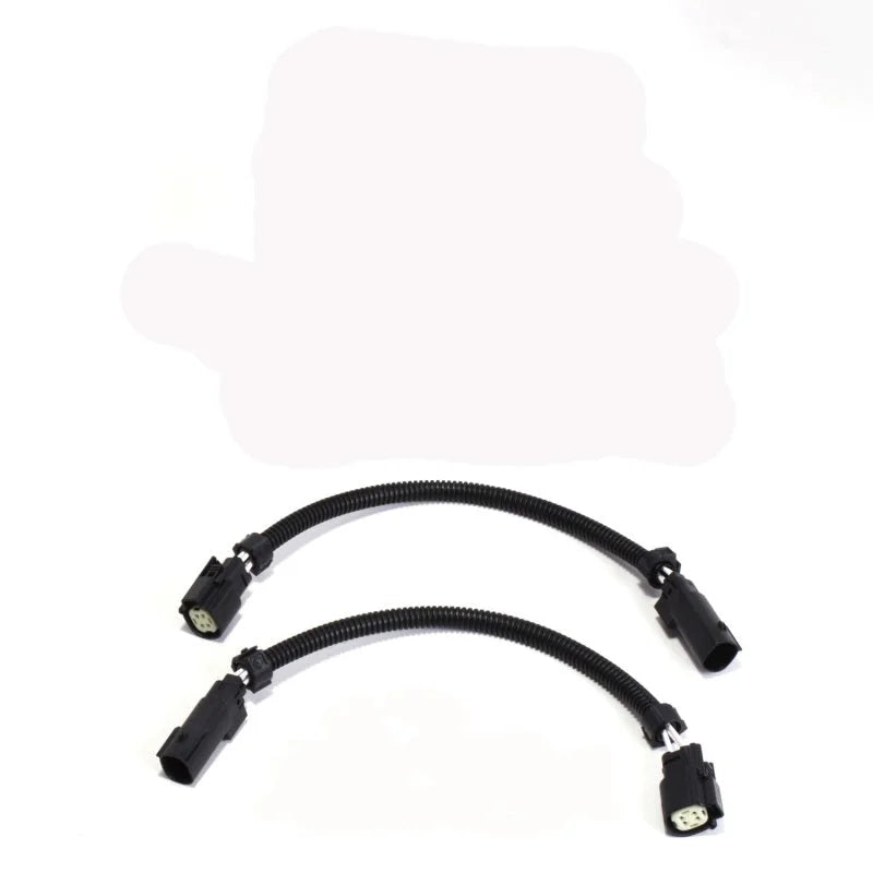 BBK 18-20 Ford Mustang GT O2 Sensor Wire Harness Extensions 16in (Pair) - Side View