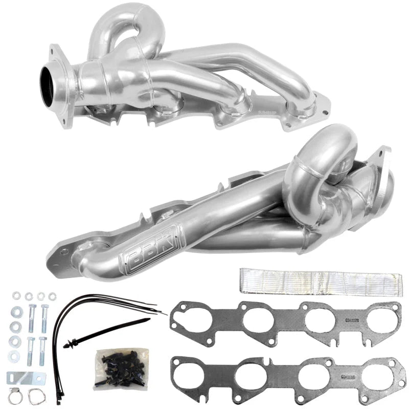 BBK 19-23 Dodge Ram 1500 5.7L (Ex. MegaCab) Shorty Tuned Exhaust Headers - 1-3/4in Silver Ceramic - Main Product View