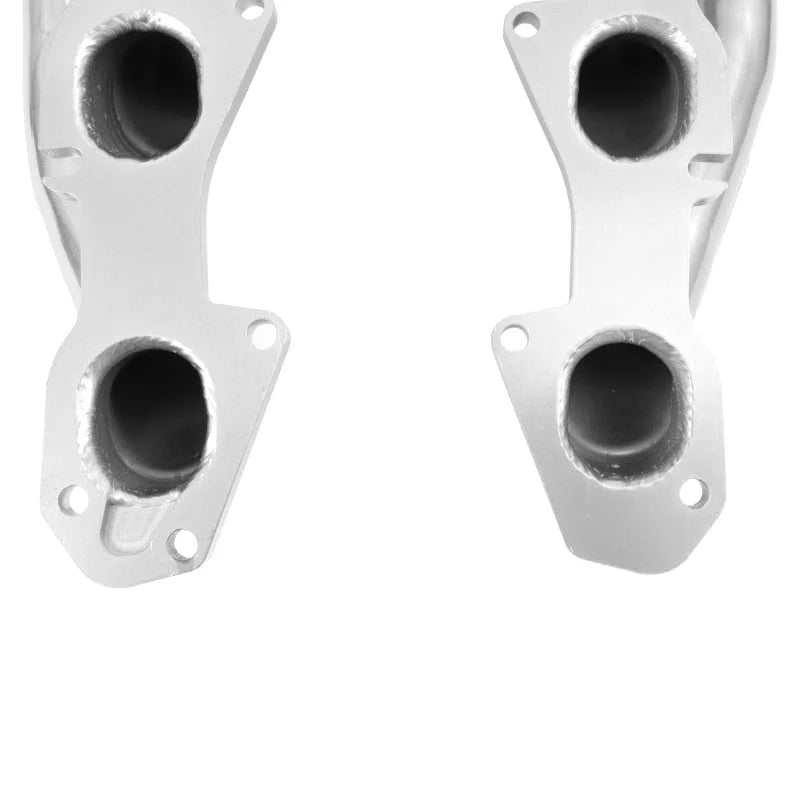 BBK 19-23 Dodge Ram 1500 5.7L (Ex. MegaCab) Shorty Tuned Exhaust Headers - 1-3/4in Silver Ceramic - Back View
