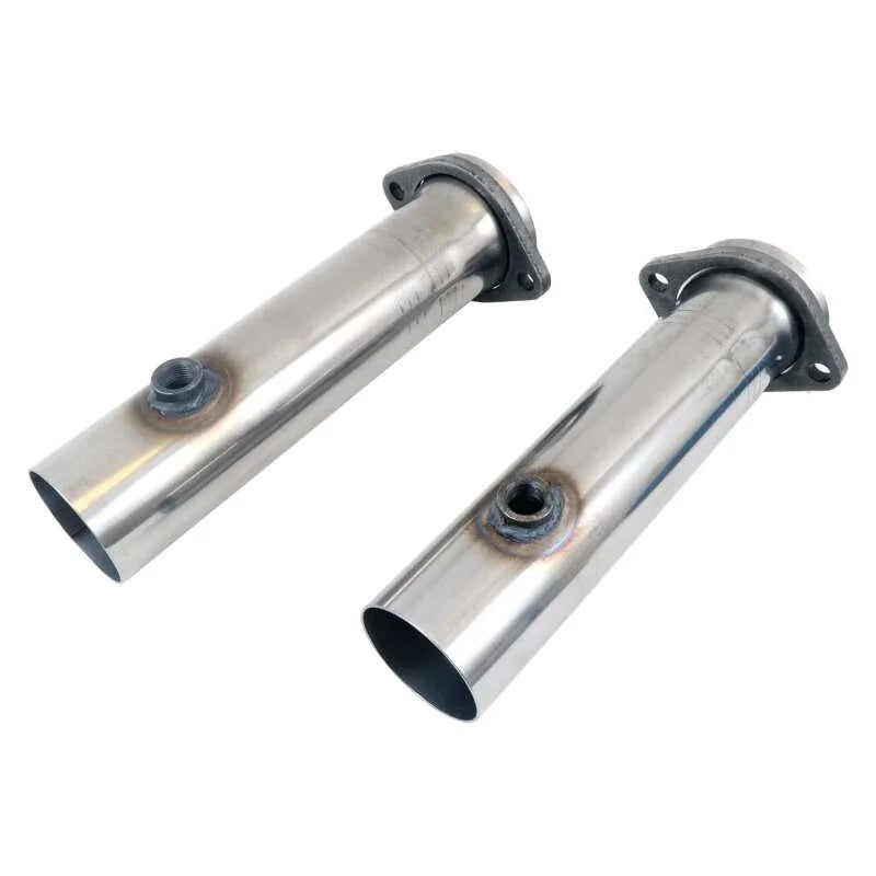 BBK 2-3/4in Universal Flared Exhaust Flow Tubes - Side View