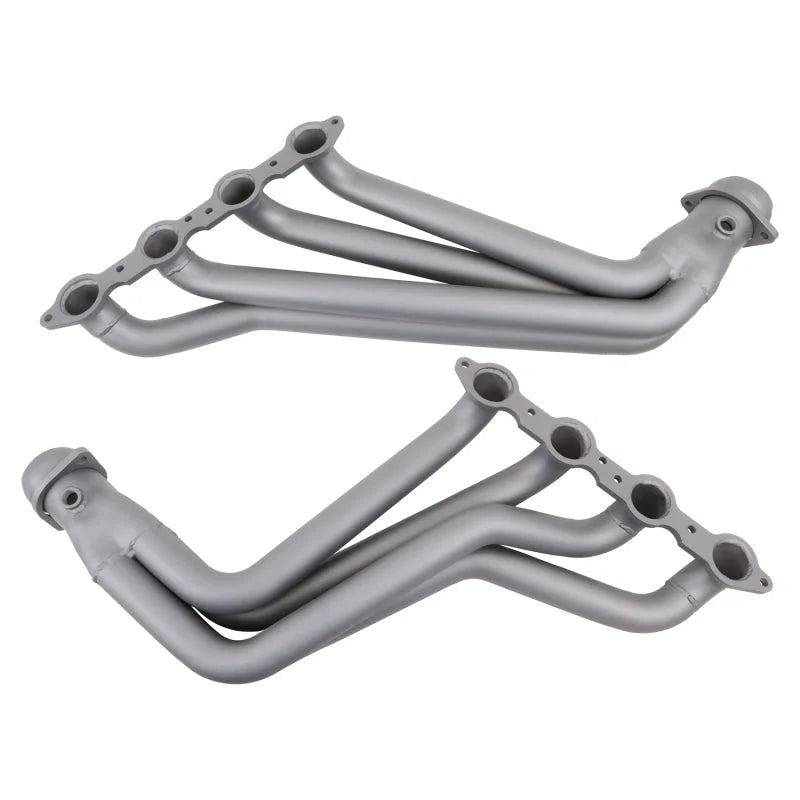 BBK 2010-15 Camaro Ls3/L99 1-7/8 Full-LenGTh Headers W/ High Flow Cats (Titanium Ceramic) - Side View