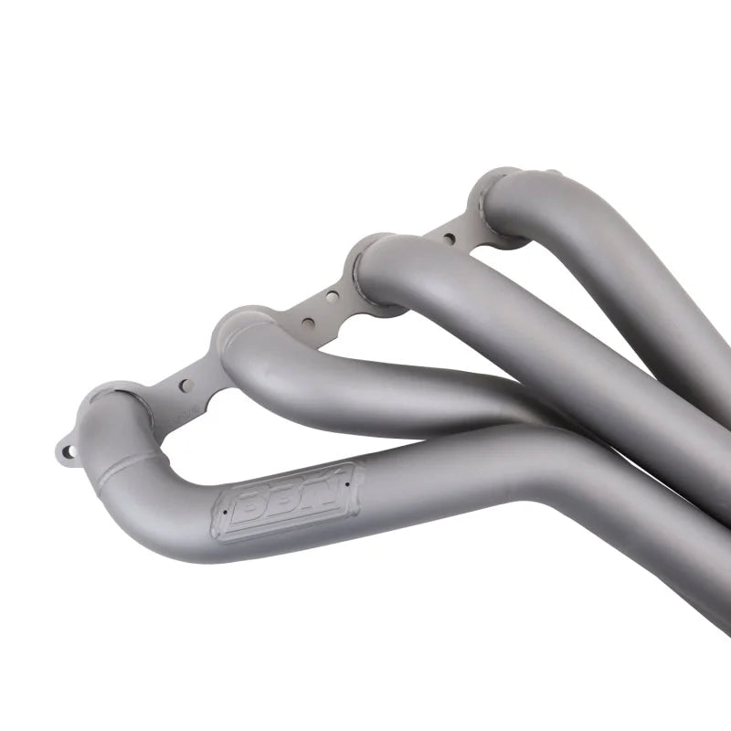 BBK 2010-15 Camaro Ls3/L99 1-7/8 Full-LenGTh Headers W/ High Flow Cats (Titanium Ceramic) - Back View