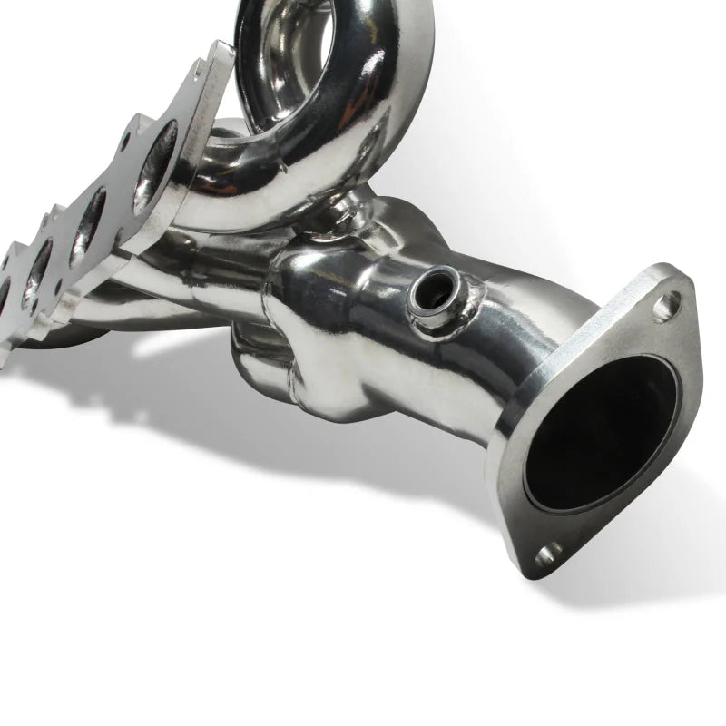 BBK 2015-16 Ford Mustang GT 5.0L 1-3/4 Tuned LenGTh Header System (Chrome) - Back View